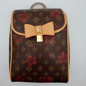 Deluxe Classic Women's Monogram Backpack Shoulder bag NWT